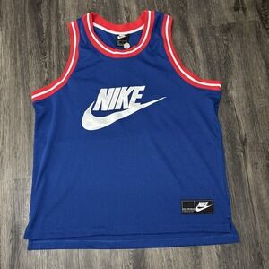 Nike Mesh Jersey Shirt Sleeveless Mens Sz XL blue